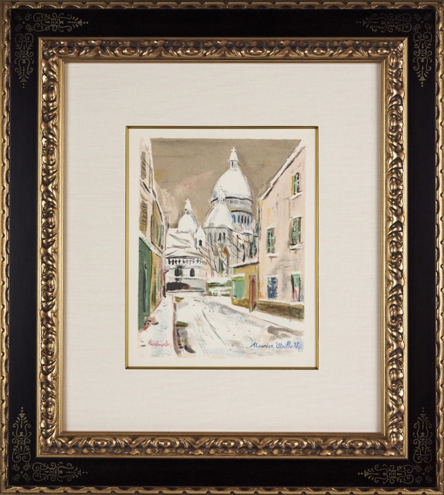 モーリス・ユトリロ 「雪のサクレ・クール寺院」 | | アトリエ・ブランカ