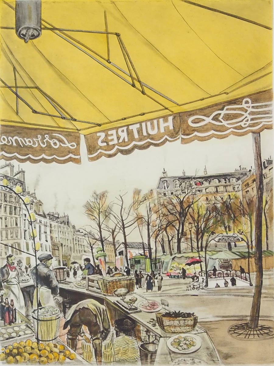 藤田嗣治 「テルヌ広場」 | | アトリエ・ブランカ