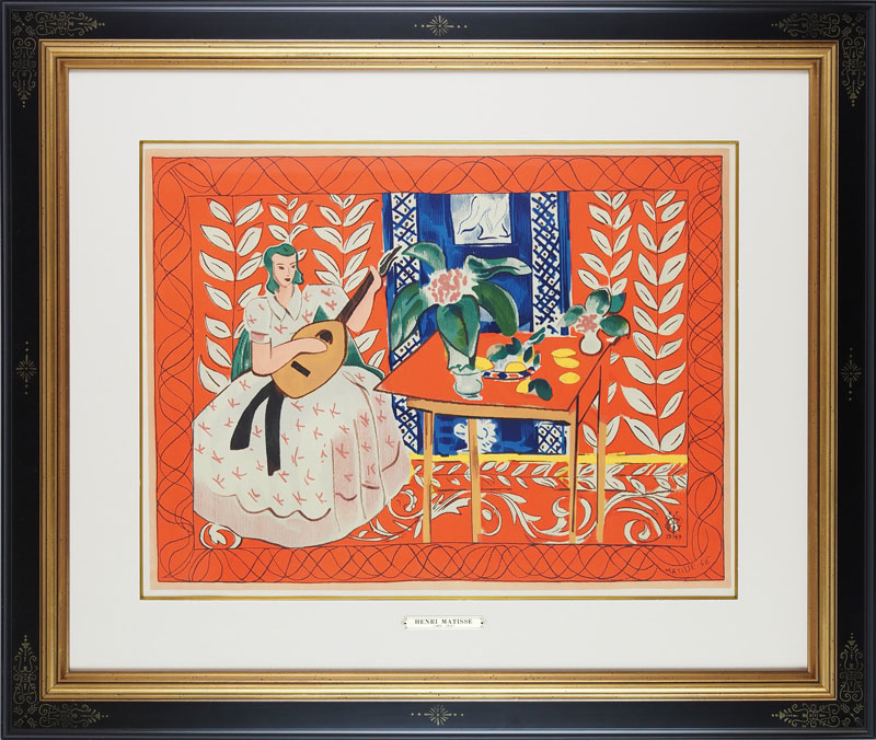 アンリ・マティス 「リュートを持つ女性」 | | アトリエ・ブランカ