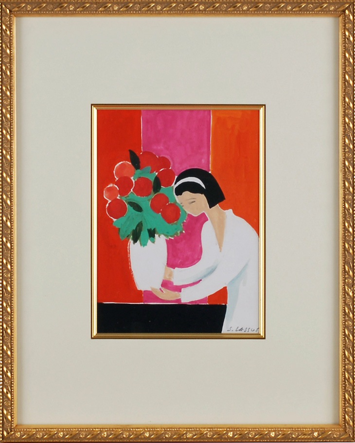 セルジュ・ラシス 「花と女性」 | | アトリエ・ブランカ