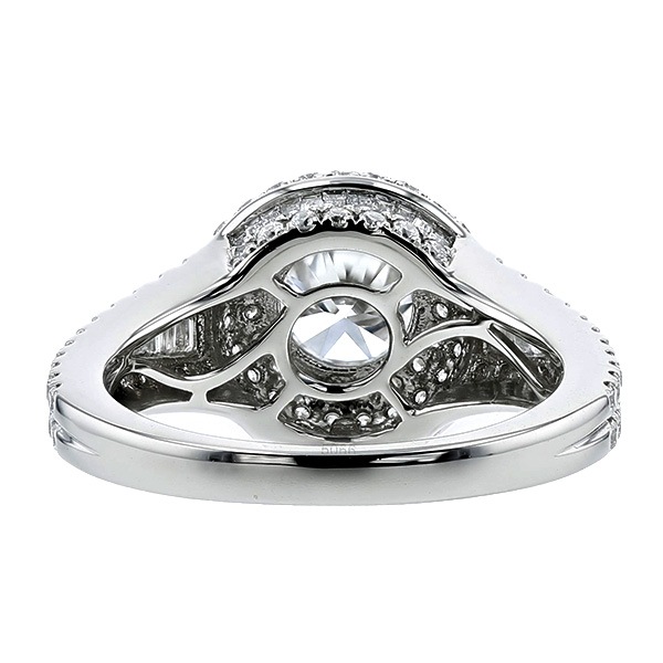 ダイヤモンド リング 1.03ct D IF 3EX 脇石1.15ct(Total) プラチナ GIA