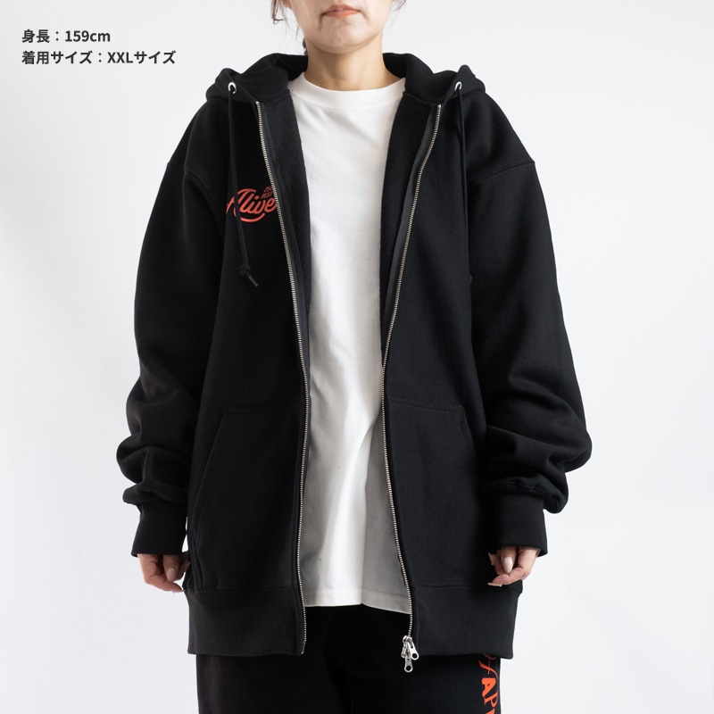 ハピネス ZIPパーカー | AI 25th best tour ← ALIVE → ツアーグッズ
