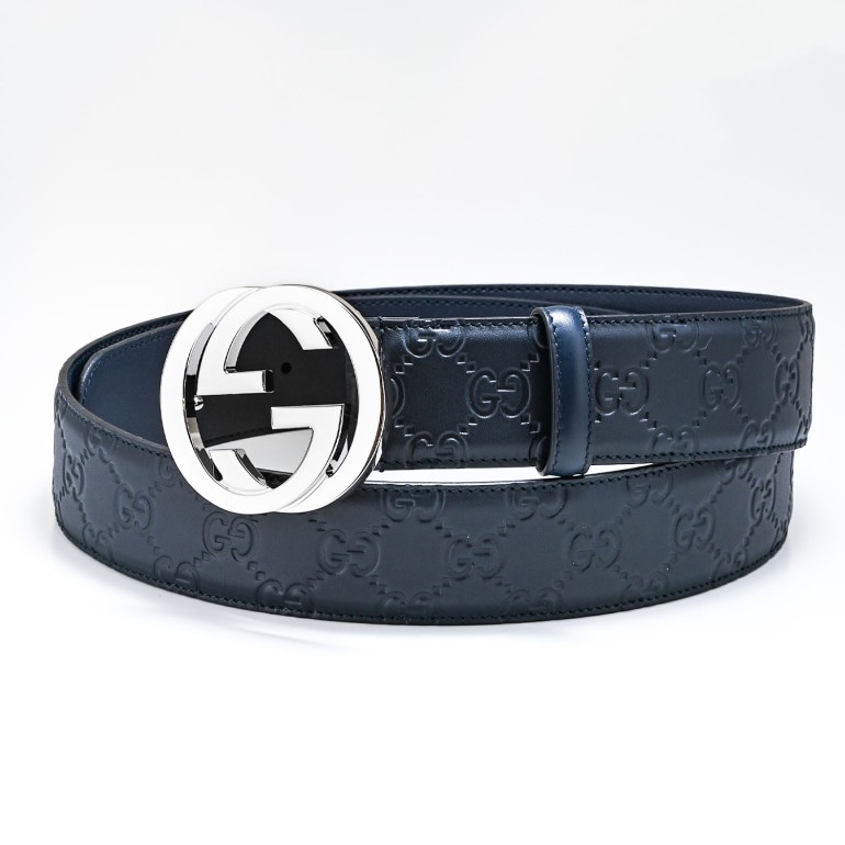 グッチ GUCCI ベルト メンズ GGレザー グッチシマ インターロッキングG
