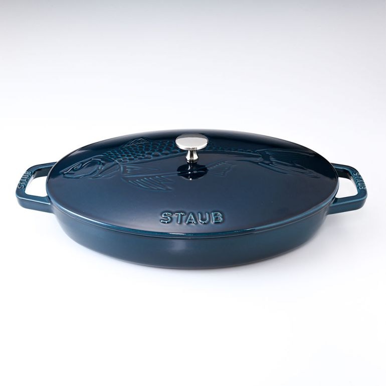 ストウブ staub ココット オーバル 33cm フィッシュラメールディッシュ