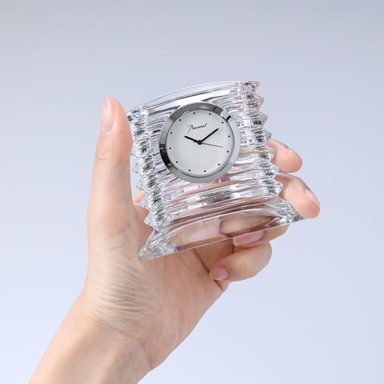 バカラ 名入れ対応 Baccarat クリスタル置時計 ラランド クロック