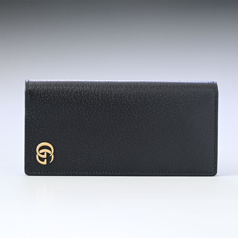 グッチ GUCCI 長財布 財布 メンズ 小銭入れなし DOLLAR ダラーカーフ