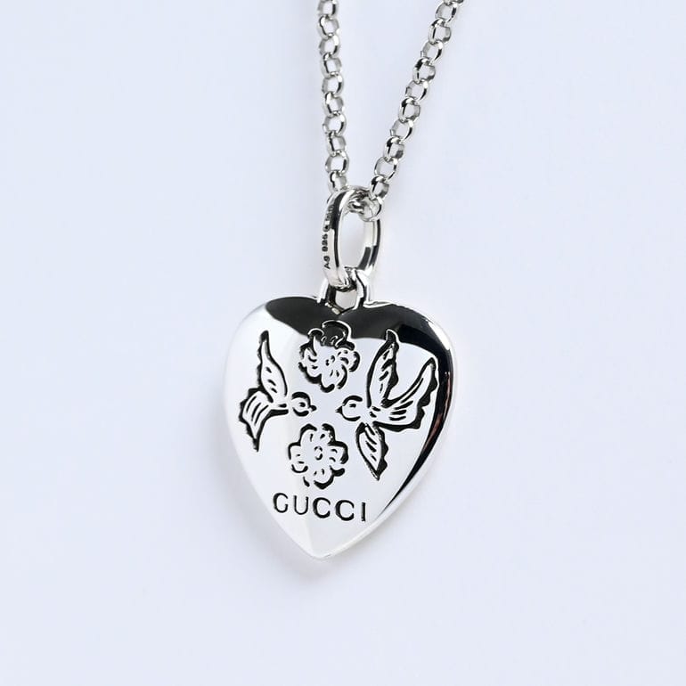 グッチ GUCCI ネックレス レディース BLIND FOR LOVE HEART ブラインド