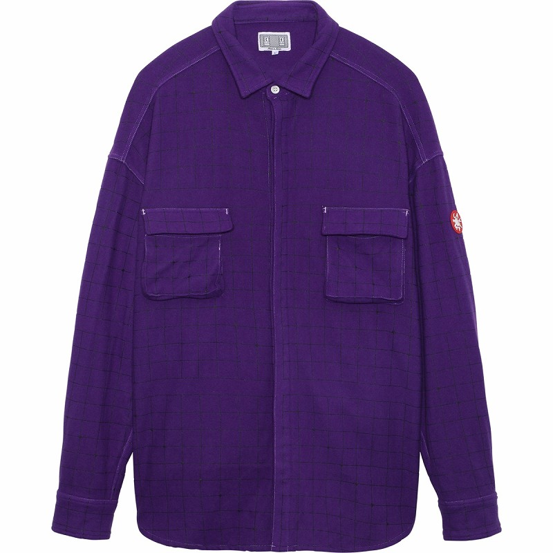 C.E/CAVEMPT】 GRID FLANNEL BIG SHIRT CES20SH04(2色) | CAV-EMPT
