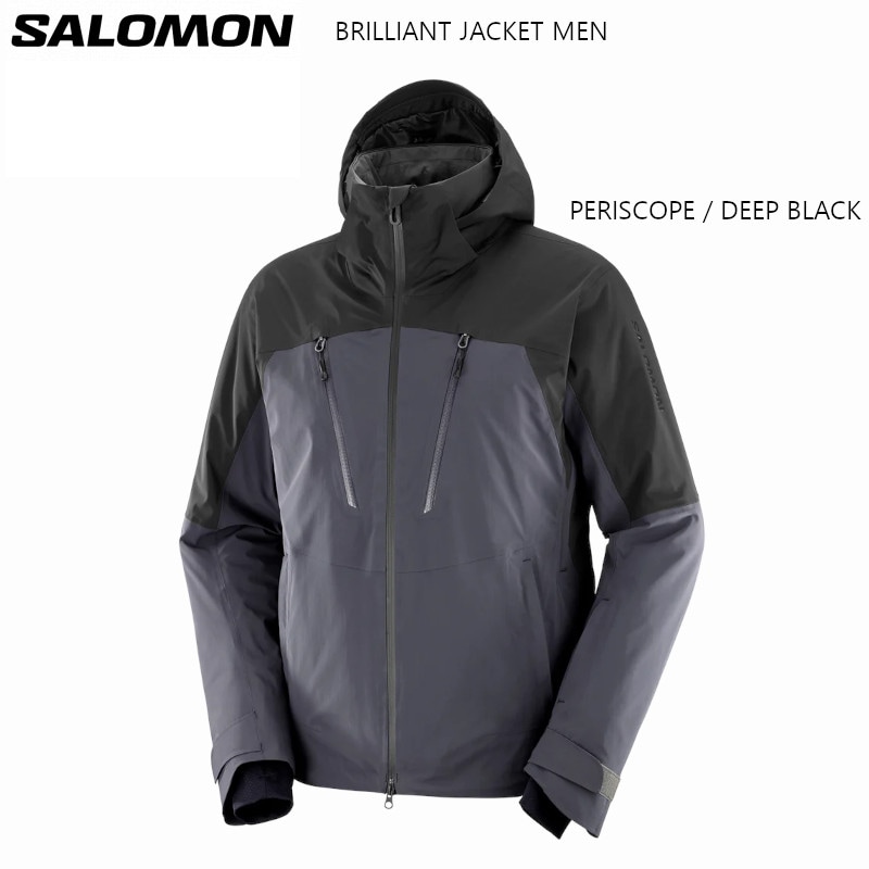 サロモン スキーウェア 2024 SALOMON BRILLIANT JACKET M PERISCOPE