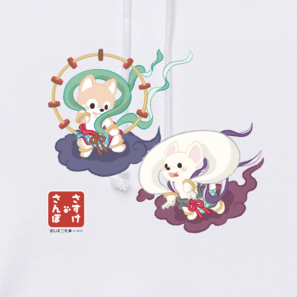 オンライン限定】さすけさんぽ3周年記念パーカー(風神雷神)：574496