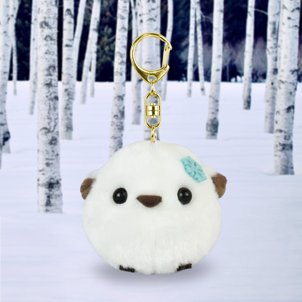ふくふくシマエナガマスコットキーホルダー 雪の妖精シマちゃん/Fuku