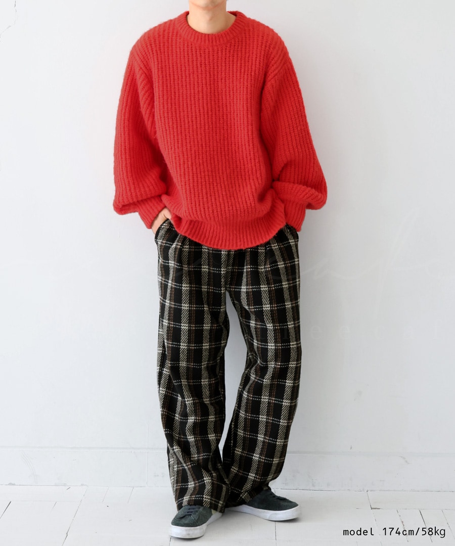 チェックパンツ パンツ メンズ ボトムス ロング 送料無料・再販