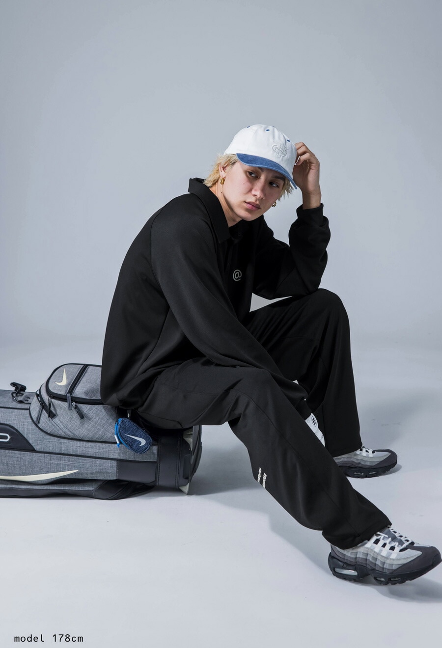 ANTIQUA GOLF×STCH ポロシャツ 長袖 メンズ 送料無料・再再販。メール