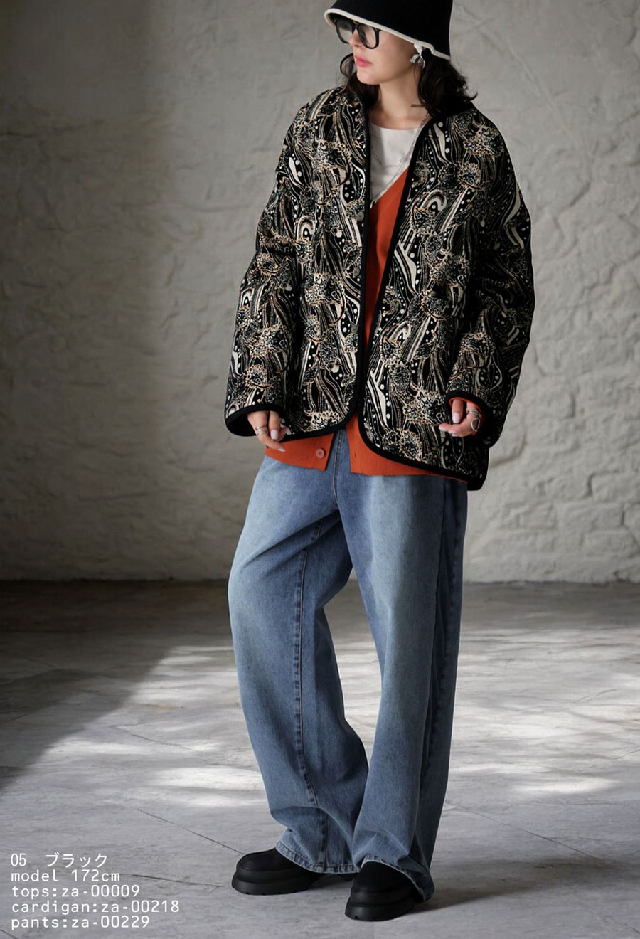 ダマスク調 ジャガードジャケット レディース アウター 送料無料