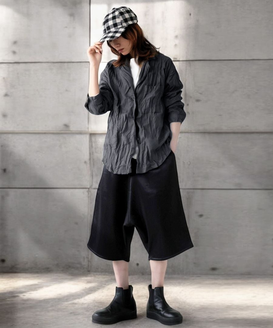 シワ加工ジャケット ジャケット レディース アウター 送料無料・メール