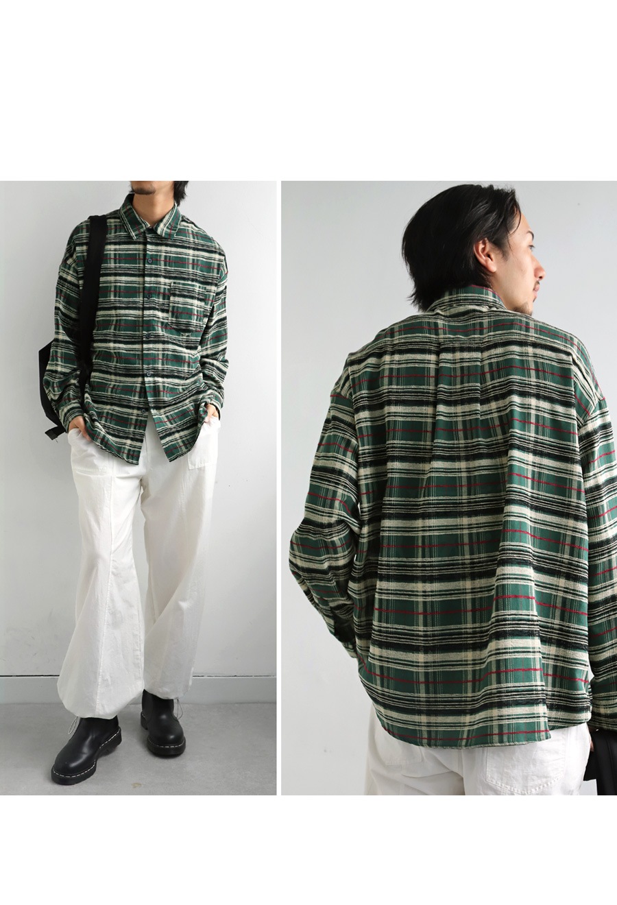 チェック柄シャツ シャツ メンズ トップス 長袖 送料無料・(500)メール