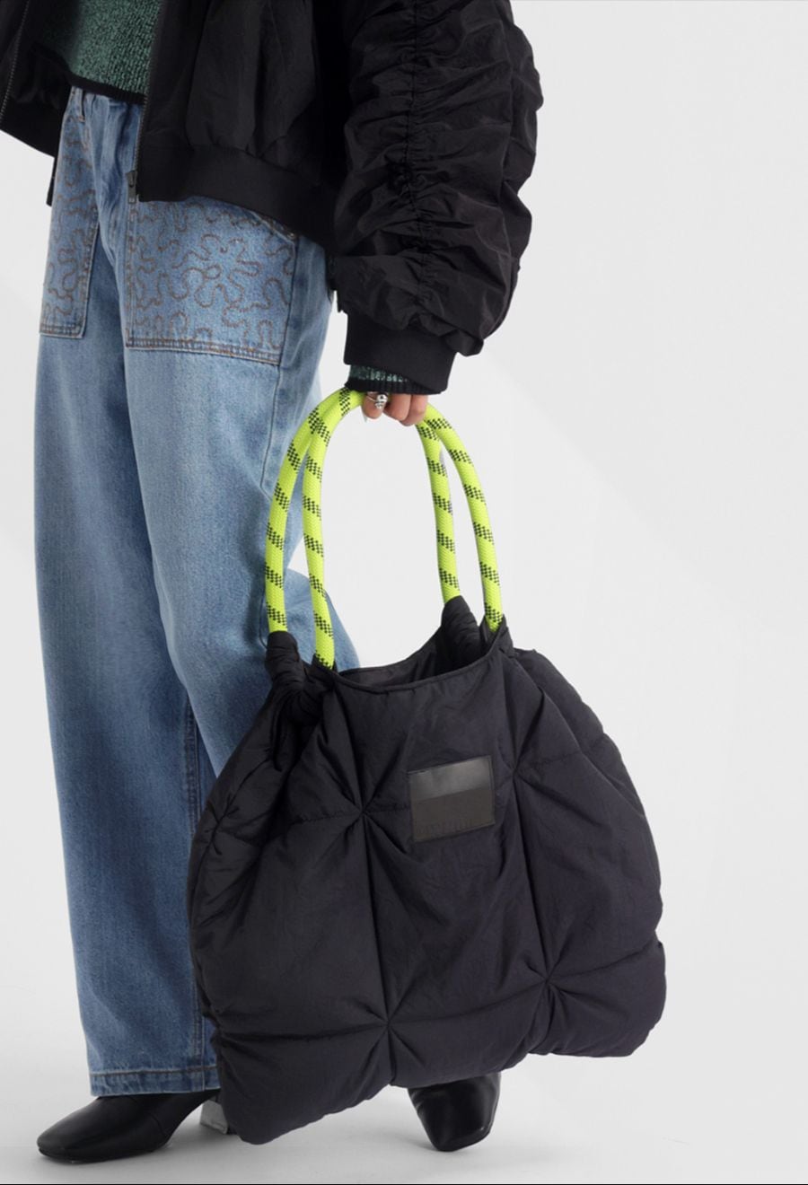 コードハンドル キルティングバッグ ユニセックス バッグ 送料無料