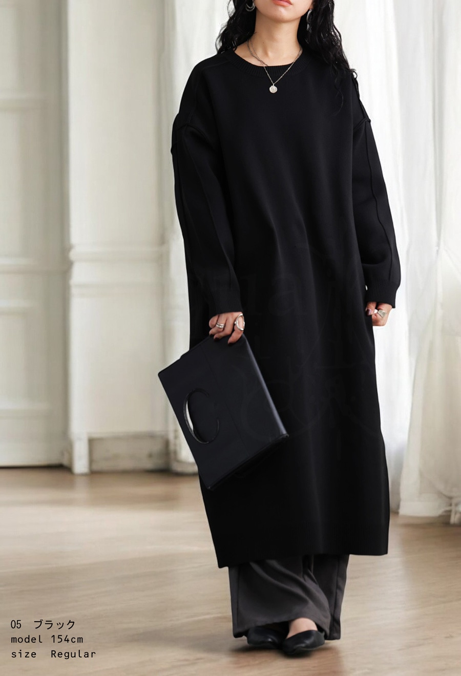 スポンジニットワンピース ワンピース レディース 送料無料・メール便