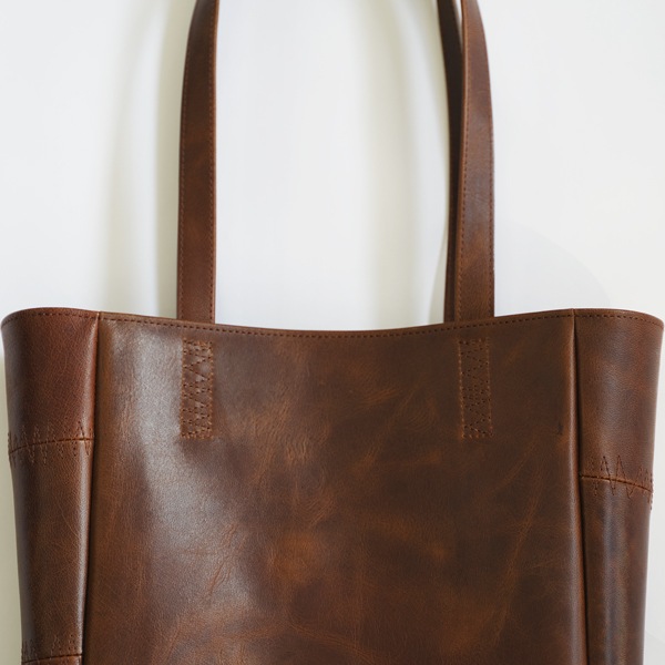 MITTAN 駱駝革トートバッグ 濃茶 送料無料