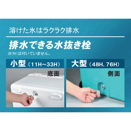 送料無料】伸和 ホリデーランドクーラー 33H W ホワイト 33L 大型