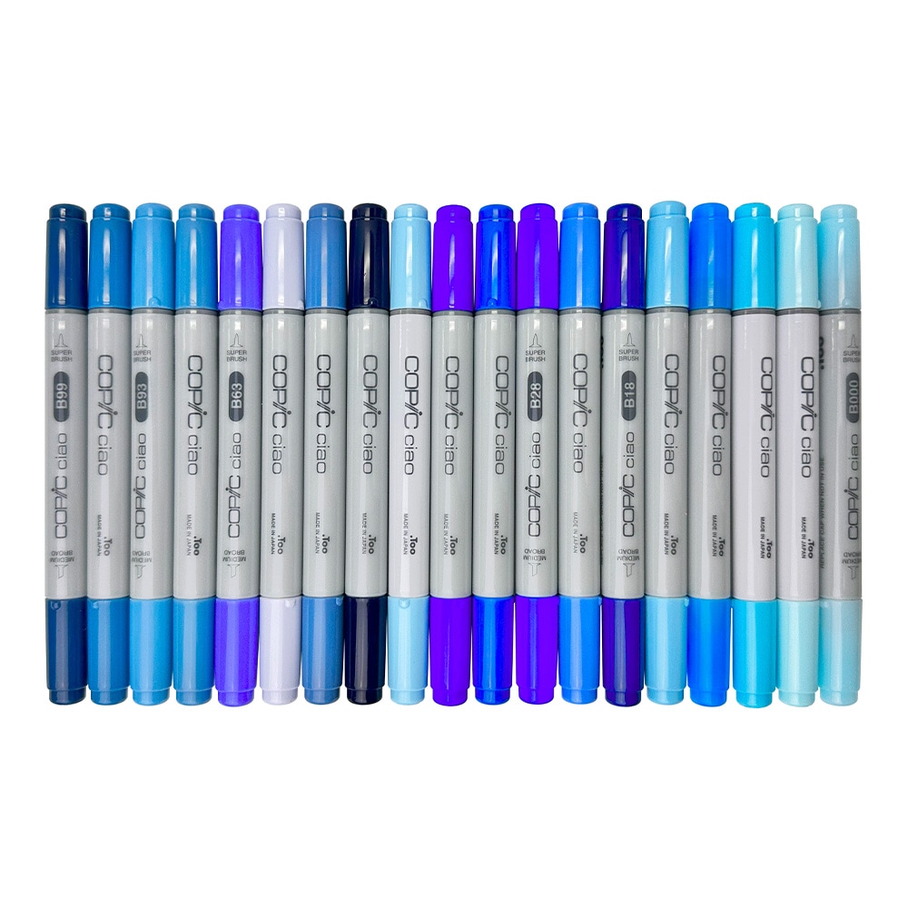 コピックチャオ B (Blue) 系全19色セット | アークオアシス オンライン本店
