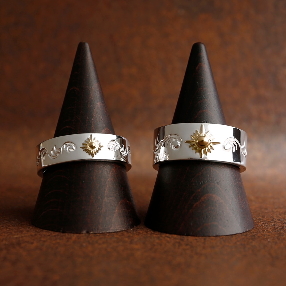 k18 リング 17 ゴールド アリゾナフリーダム 指輪 浮き彫り 唐草 k18