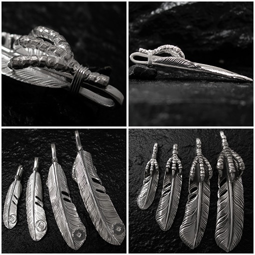 T-117e（60mm） | ペンダントトップ,フェザー | ARIZONA FREEDOM