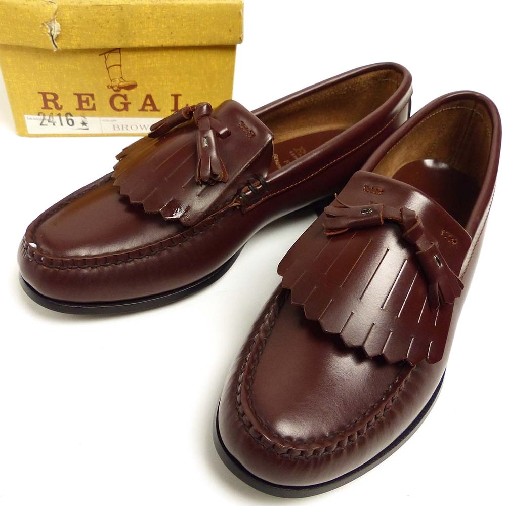 未使用】REGAL / リーガル キルトタッセル ローファー 24(24cm相当