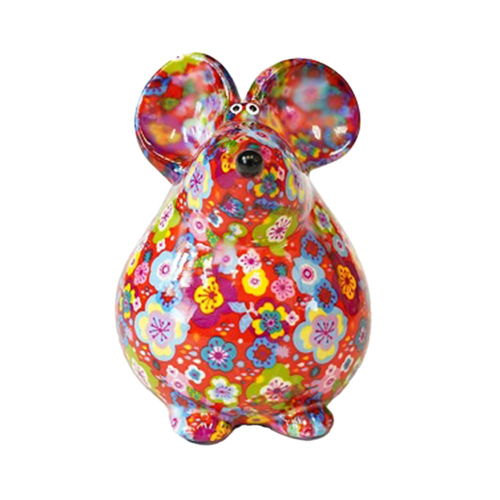 POMME PIDOU（ポンピドゥー） セラミック製貯金箱 ねずみ マネーバンク