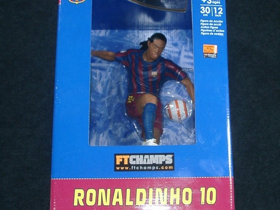 FTCHAMPS 12インチ（30センチ）フィギュア ロナウジーニョ バルセロナ
