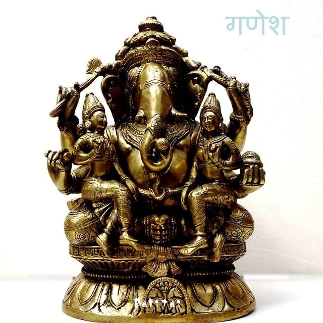 ガネーシャ＆シヴァ＆パールバティ ヒンドゥー教神様 | 仏像・神像