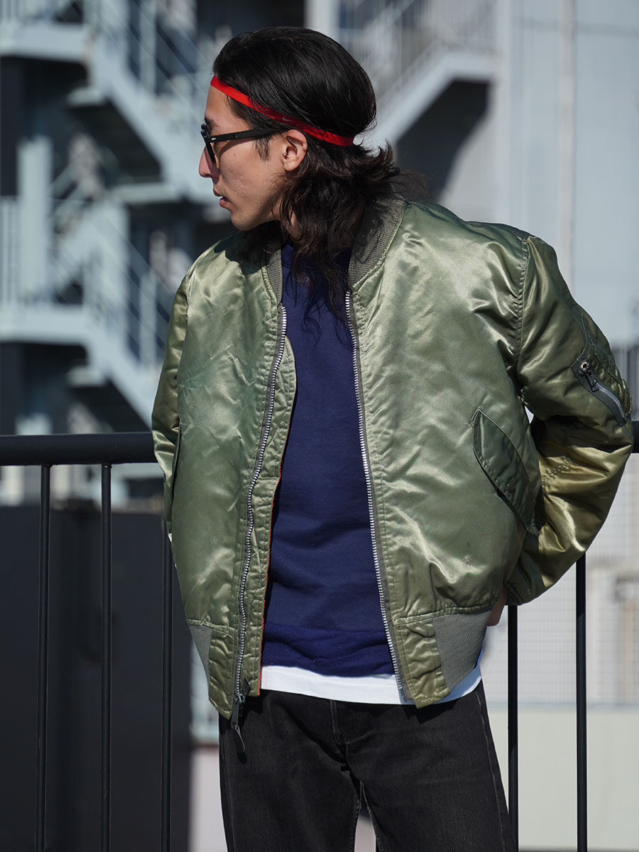 USA製 CORINTH MFG CO. MA-1 フライトジャケット 表記(LARGE) | NEW