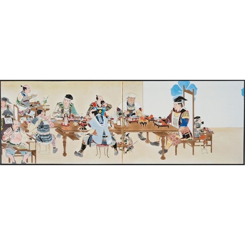 縮小屏風〈最後の晩餐〉山口晃京都便利堂オンラインショップ