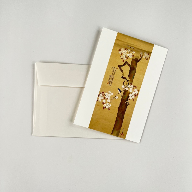 グリーティングカード〈桜に小禽図〉酒井抱一京都便利堂オンラインショップ