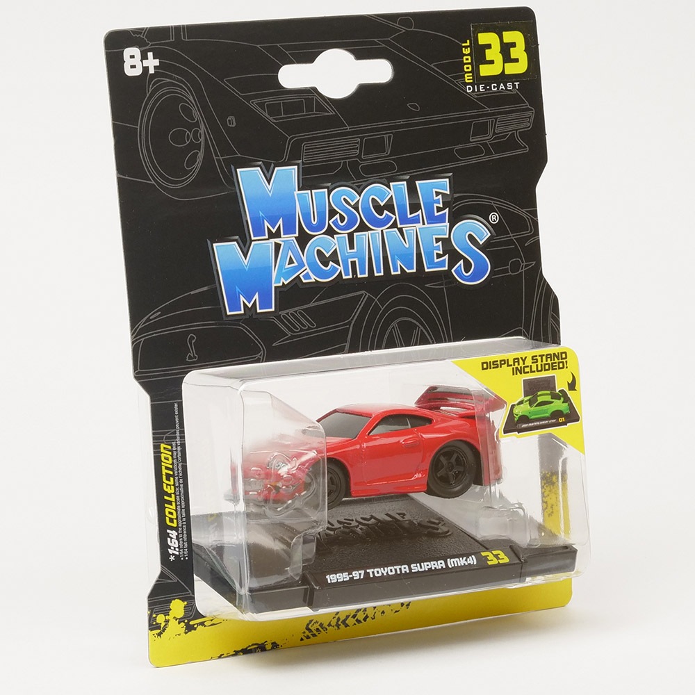 Maisto 1/64スケール MM 1995 トヨタ スープラ(MK4) レッド MS15573RED