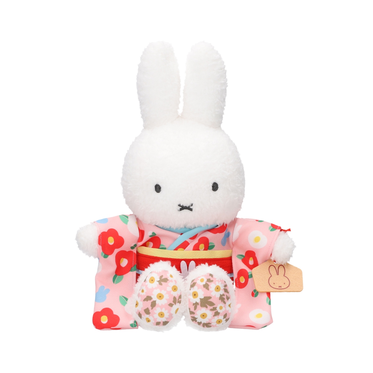 Flower Miffy 着せかえほわほわぬいぐるみ＆着せかえお洋服 振袖べに