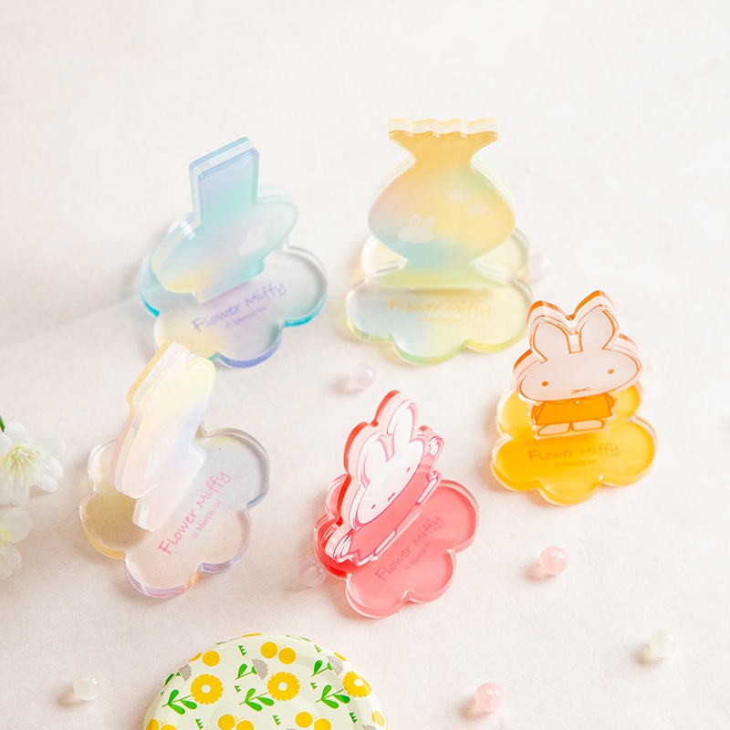 Flower Miffy アクリルベース 花びん イエロー | グッズ商品,ルーム