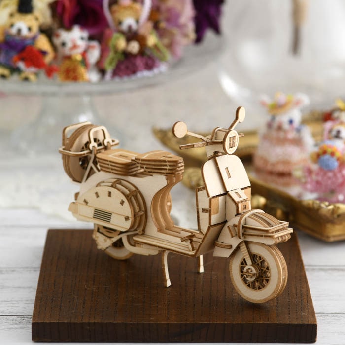 立体パズル 木製 ki-gu-mi スクーター | すべての商品 | BeadsMania