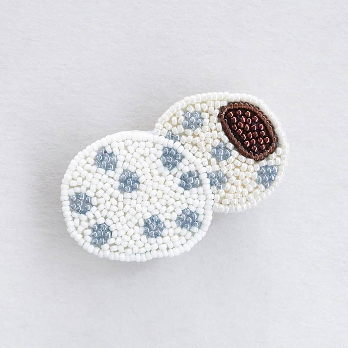 ビーズファクトリー はらぺこブローチキット～豆大福～ HCA20//11