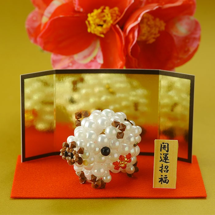 ホビックス 開運招福・亥飾り ※もうせん、金屏風、開運招福台紙付 BK