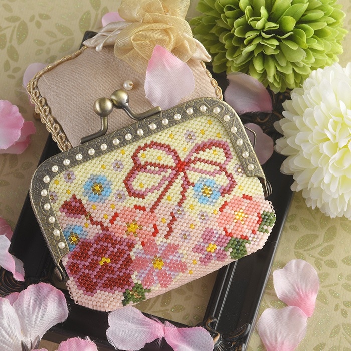 がま口ポーチ～吉祥文様～ 【ビーズマニア】 | アイテムで探す,実用