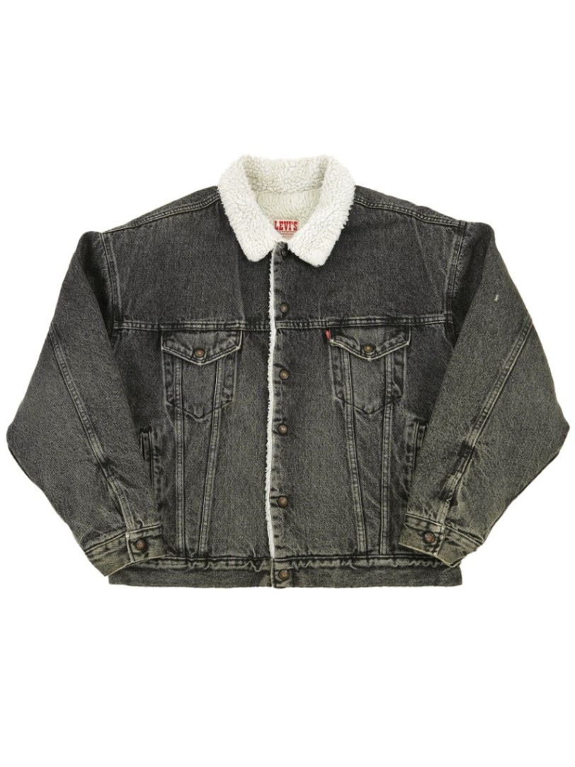 80's Levi's ブラックデニム ボアジャケット 表記(L) USA製 | SOLD OUT
