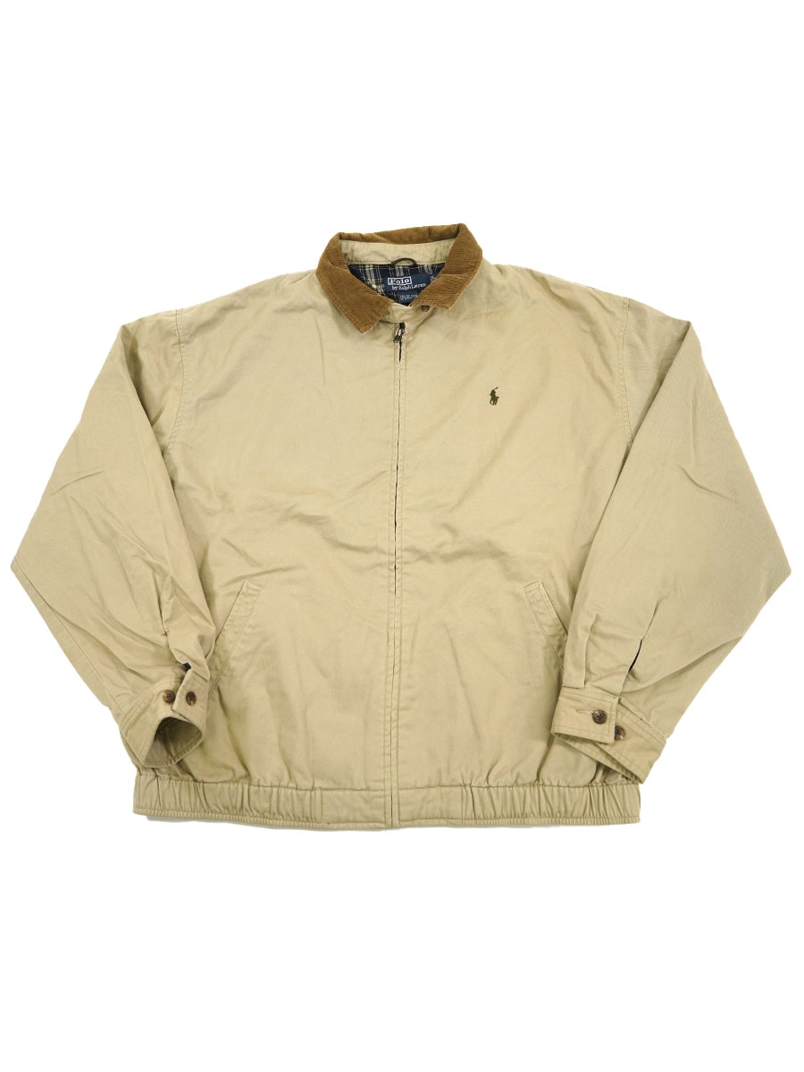 ラルフローレン 100%コットン 襟コーズ 裏地好配色チェック スウィング