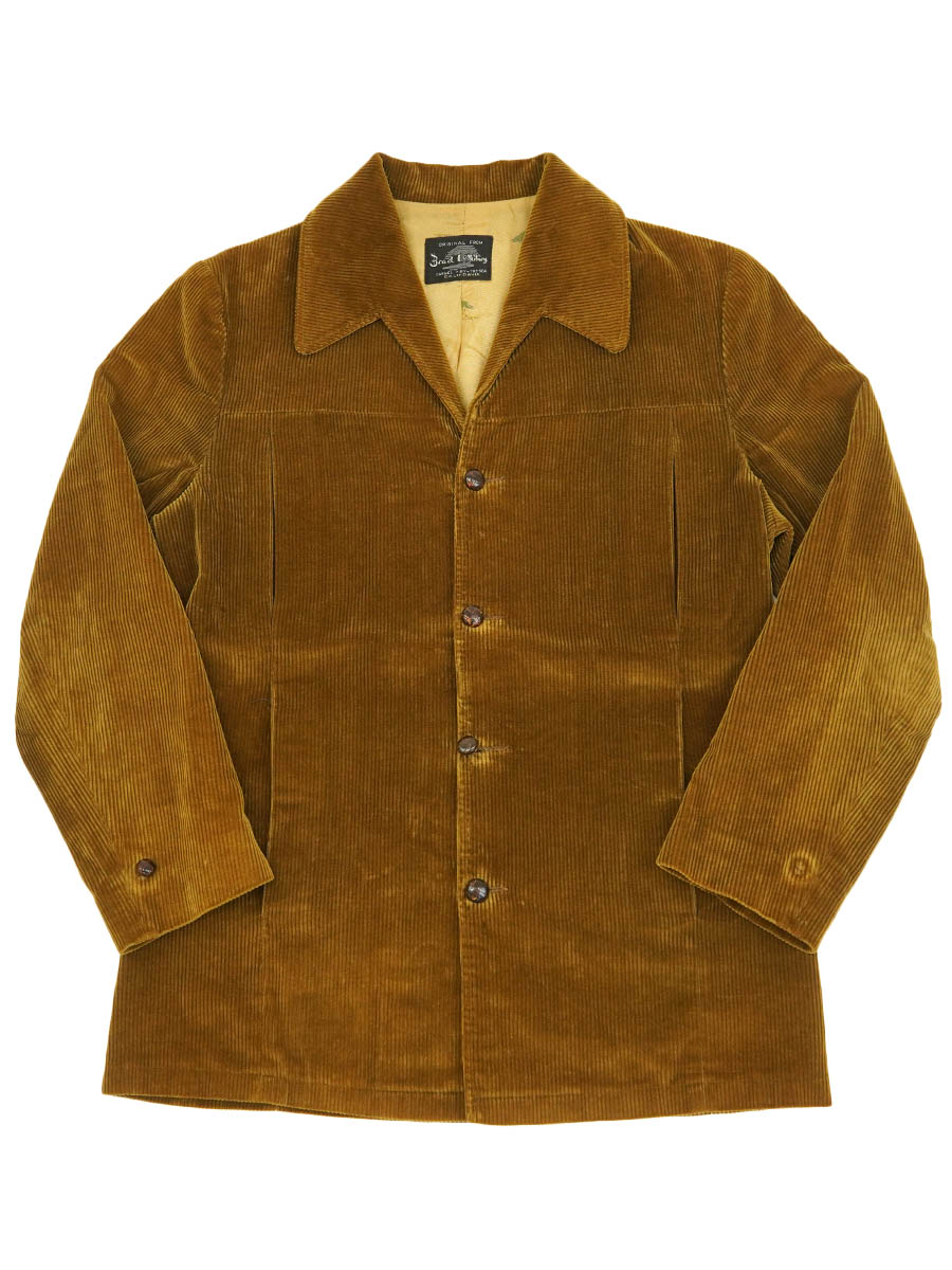 60's Brad Whitney 裏地総柄 太畝コーデュロイ テーラードジャケット