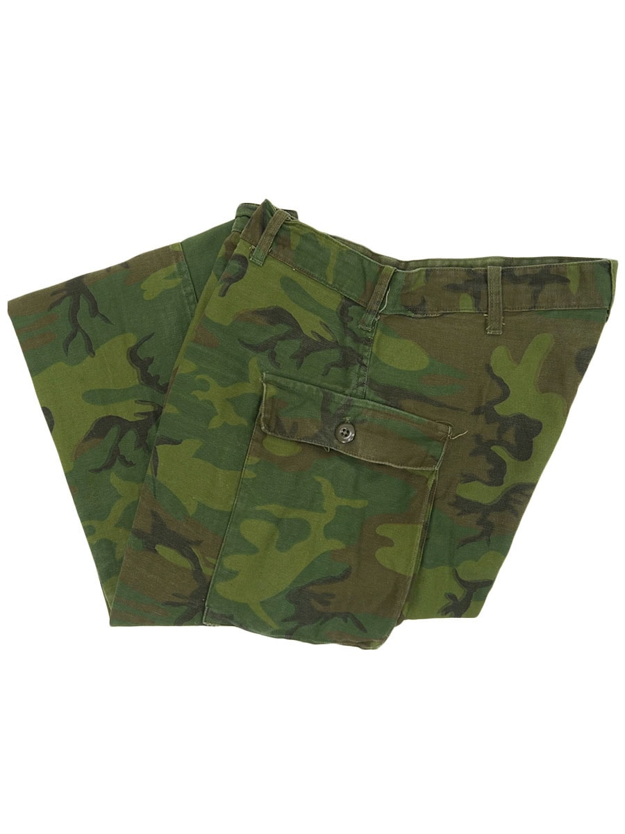 60's～ シビリアンリーフカモ コットンサテン M-43タイプ カーゴパンツ
