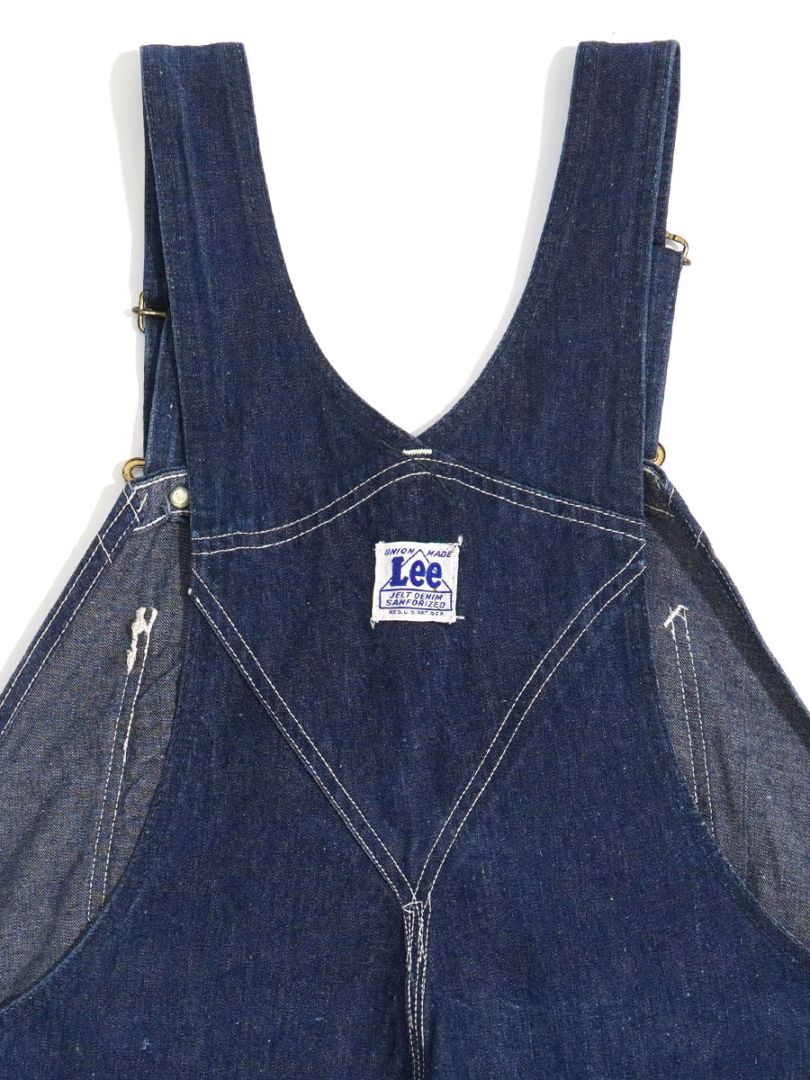 50's Lee ハウスマークタグ 91-SB デニムオーバーオール 濃紺 実寸