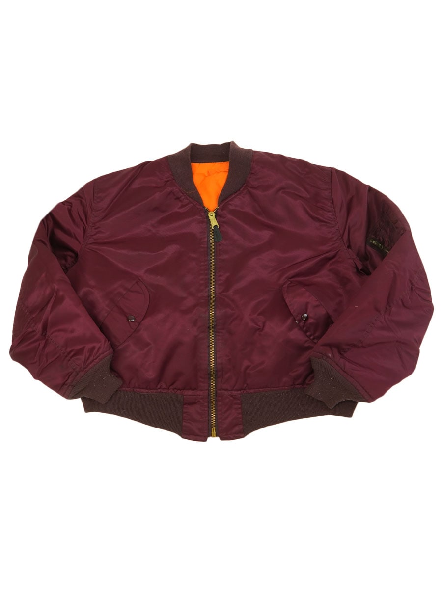 USA製 CORINTH MFG. CO. MA-1 バックプリント フライトJKT エンジ 表記