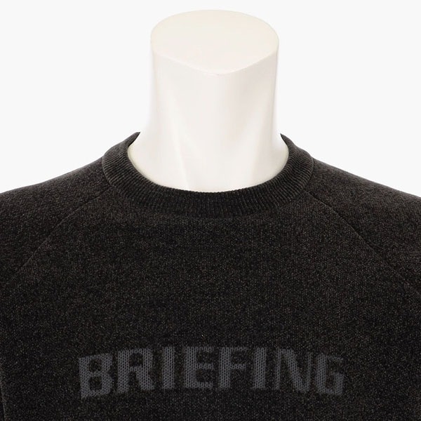 BRIEFING(ブリーフィング) MEN'S MOLE YARN LOGO CREWNECK KNIT 2025