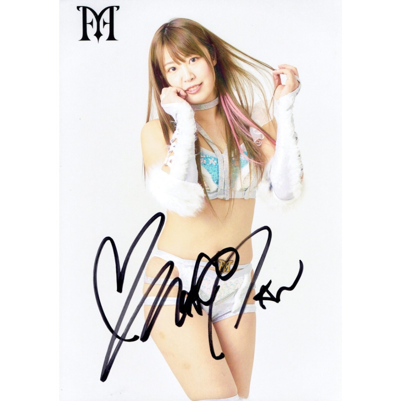 桜井麻衣 #8 マリーゴールド ポートレート 直筆サイン入り