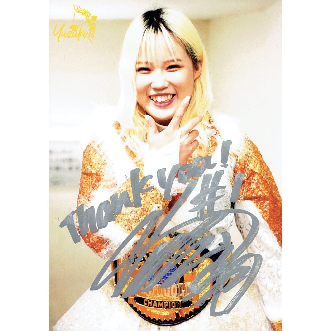 ビクトリア弓月 マリーゴールド 直筆サイン入りカード 会場限定